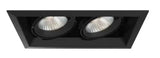 Eurofase Lighting TE132LED-30-2-01 13-in 52W Multiple Recess Downlight, Flood, 120V, 5000 lm, 3000K, Black Finish