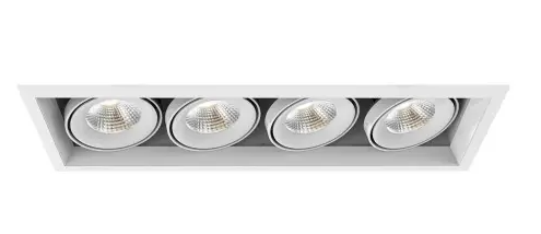 Eurofase Lighting TE134ALED-30-4-22 24-in 104W Multiple Recess Downlight, Wide, 120V, 1000 lm, 3000K, White
