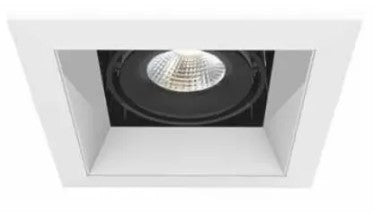 Eurofase Lighting TE161LED-30-2-02 6.5-in 15W Recessed Downlight, Flood, Dim, 120V, 1290 lm, 3000K, White Finish