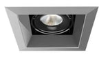 Eurofase Lighting TE161LED-30-2-0N 15W Recessed Light w/ Trim, 1-Light, 20°, 120V, 3000K, Platinum/Black Finish