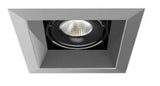 Eurofase Lighting TE161LED-30-4-0N 15W Recessed Light w/ Trim, 1-Light, 40°, 120V, 3000K, Platinum/Black Finish