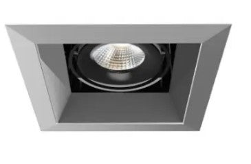 Eurofase Lighting TE161LED-35-2-0N 15W Recessed Light w/ Trim, 1-Light, 20°, 120V, 3500K, Platinum/Black Finish