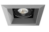 Eurofase Lighting TE161LED-35-2-0N 15W Recessed Light w/ Trim, 1-Light, 20°, 120V, 3500K, Platinum/Black Finish