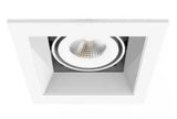 Eurofase Lighting TE161LED-35-2-22 6.5-in 15W Recessed Downlight, Flood, Dim, 120V, 1290 lm, 3500K, White Finish