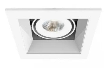 Eurofase Lighting TE161LED-35-4-22 6.5-in 6.5-in 15W Recessed Downlight, Wide, Dim, 120V, 1290 lm, 3500K, White Finish