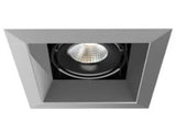 Eurofase Lighting TE161LED-40-2-0N 15W Recessed Light w/ Trim, 1-Light, 20°, 120V, 4000K, Platinum/Black Finish