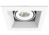 Eurofase Lighting TE161LED-40-2-22 6.5-in 15W Recessed Downlight, Flood, Dim, 120V, 1290 lm, 4000K, White Finish