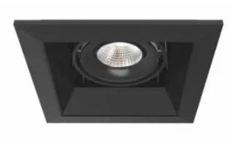 Eurofase Lighting TE161LED-40-4-01 6.5-in 15W Recessed Downlight, Wide, Dim, 120V, 1290 lm, 4000K, Black Finish