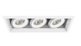 Eurofase Lighting TE163LED-30-2-22 14-in 60W Recessed Downlight, 3-Light, Flood, 120V, 3870 lm, 3000K, White