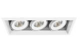 Eurofase Lighting TE163LED-35-4-22 14-in 60W Recessed Downlight, 3-Light, Wide, 120V, 3870 lm, 3500K, White