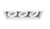 Eurofase Lighting TE163LED-40-4-22 14-in 60W Recessed Downlight, 3-Light, Wide, 120V, 3870 lm, 4000K, White