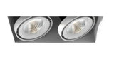 Eurofase Lighting TE222LED-35-4-02 12-in 52W Recessed Downlight, 2-Light, Wide, 120V, 5000 lm, 3500K, White Finish