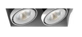 Eurofase Lighting  TE222LED-40-4-02 12-in 52W Recessed Downlight, 2-Light, Wide, 120V, 5000 lm, 4000K, White Finish