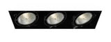 Eurofase Lighting  TE223-01 225W Recessed Light w/o Trim, 3-Light, PAR30, 120V, Black Finish