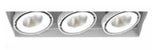 Eurofase Lighting  TE223LED-30-2-02 18-in 78W Recessed Downlight, 3-Light, Flood, 120V, 5000 lm, 3000K, White Finish