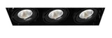 Eurofase Lighting  TE223LED-30-4-01 18-in 78W Recessed Downlight, 3-Light, Wide, 120V, 5000 lm, 3000K, Black Finish