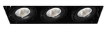 Eurofase Lighting  TE223LED-40-2-01 18-in 78W Recessed Downlight, 3-Light, Flood, 120V, 5000 lm, 4000K, Black Finish