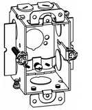 Orbit TG-1-NM 2-1/2” Deep, Gangable 1-Gang Old Work Tigergrip Box With NM Clamps