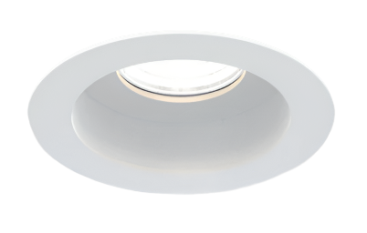 Eurofase Lighting TGO1RT02RF1540WCL Tango LED 1 Light Recessed Fixed Round Trim, Wattage 15W, Color Temperature 4000K, Beam Angle Wide 38°, Clear Diffuser, White Finish