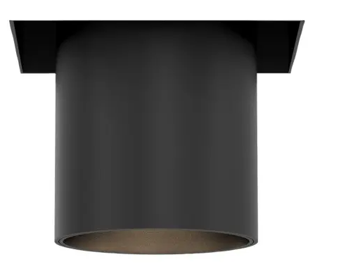 Eurofase Lighting TGO1STL01PD1540 15W Tango LED Without Trim, Square, Pull Down, 1-Light, 120V-277V, 4000K, Black