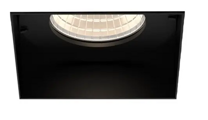 Eurofase Lighting TGO1STL01RF1535WCL 15W Tango LED Without Trim, Square, 1-Light, Wide, 120V-277V, 3500K, Black, Clear