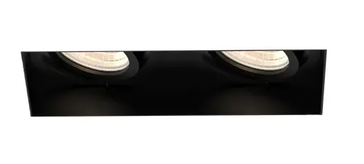 Eurofase Lighting TGO2TL01RGRG1535MCL 30W Tango LED Without Trim, Gimbal, 2-Light, Medium, 120V-277V, 3500K, Black, Clear