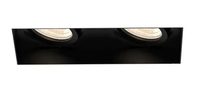 Eurofase Lighting TGO2TL01RGRG1535MCL 30W Tango LED Without Trim, Gimbal, 2-Light, Medium, 120V-277V, 3500K, Black, Clear