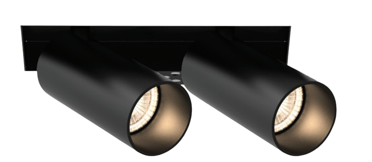 Eurofase Lighting TGO2TL01STST1535 30W Tango LED Without Trim, Spot, 2-Light, 120V-277V, 3500K, Black
