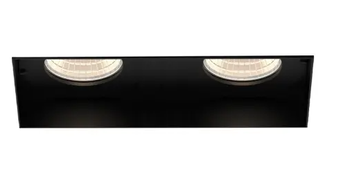 Eurofase Lighting TGO2TL02RFRF1030MCL 20W Tango LED Without Trim, 2-Light, Medium, 120V-277V, 3000K, White, Clear