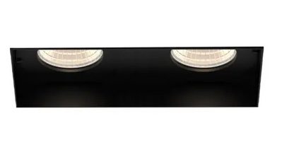 Eurofase Lighting TGO2TL02RFRF1030MCL 20W Tango LED Without Trim, 2-Light, Medium, 120V-277V, 3000K, White, Clear