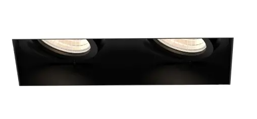 Eurofase Lighting TGO2TL02RGRG1030MCL 20W Tango LED Without Trim, Gimbal, 2-Light, Medium, 120V-277V, 3000K, White, Clear