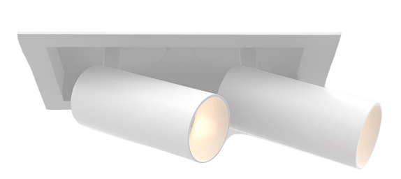 Eurofase Lighting TGO2TL02STST1535 Tango 2-Light Trimless Spot, Wattage 15W, Color Temperature 3500K, White Finish