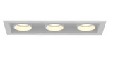 Eurofase Lighting TGO3T02PDPDD1527 45W Tango LED With Trim, Pull Down, 3-Light, 120V-277V, 2700K, White