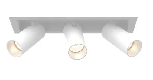 Eurofase Lighting TGO3T02STSTT1540 45W Tango LED With Trim, Spot, 3-Light, 120V-277V, 4000K, White