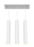 Eurofase Lighting TGO3T02SUSUU1540 45W Tango LED w/ Trim, Pendant, 3-Light, 120V-277V, 4000K, White Finish