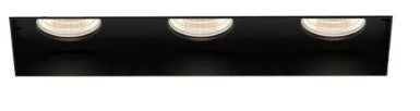 Eurofase Lighting TGO3TL01RFRFF1535WCL 45W Tango LED w/o Trim, 3-Light, Wide, 120V-277V, 3500K, Black, Clear Finish