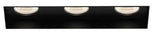 Eurofase Lighting TGO3TL01RFRFF1530WCL 45W Tango LED w/o Trim, 3-Light, Wide, 120V-277V, 3000K, Black, Clear Finish