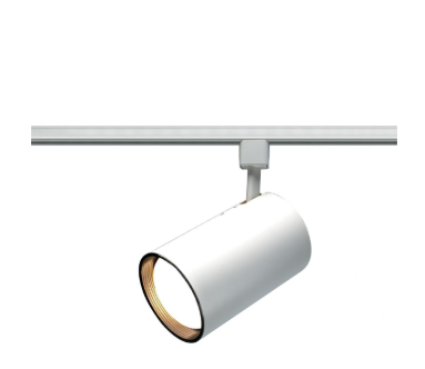 Nuvo TH200 1 Light - R20 - LED Track Head Light - Straight Cylinder - White Finish