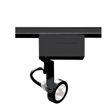 Nuvo TH239 1 Light - MR16 - 12V Track Head Light - Gimbal Ring - Black Finish
