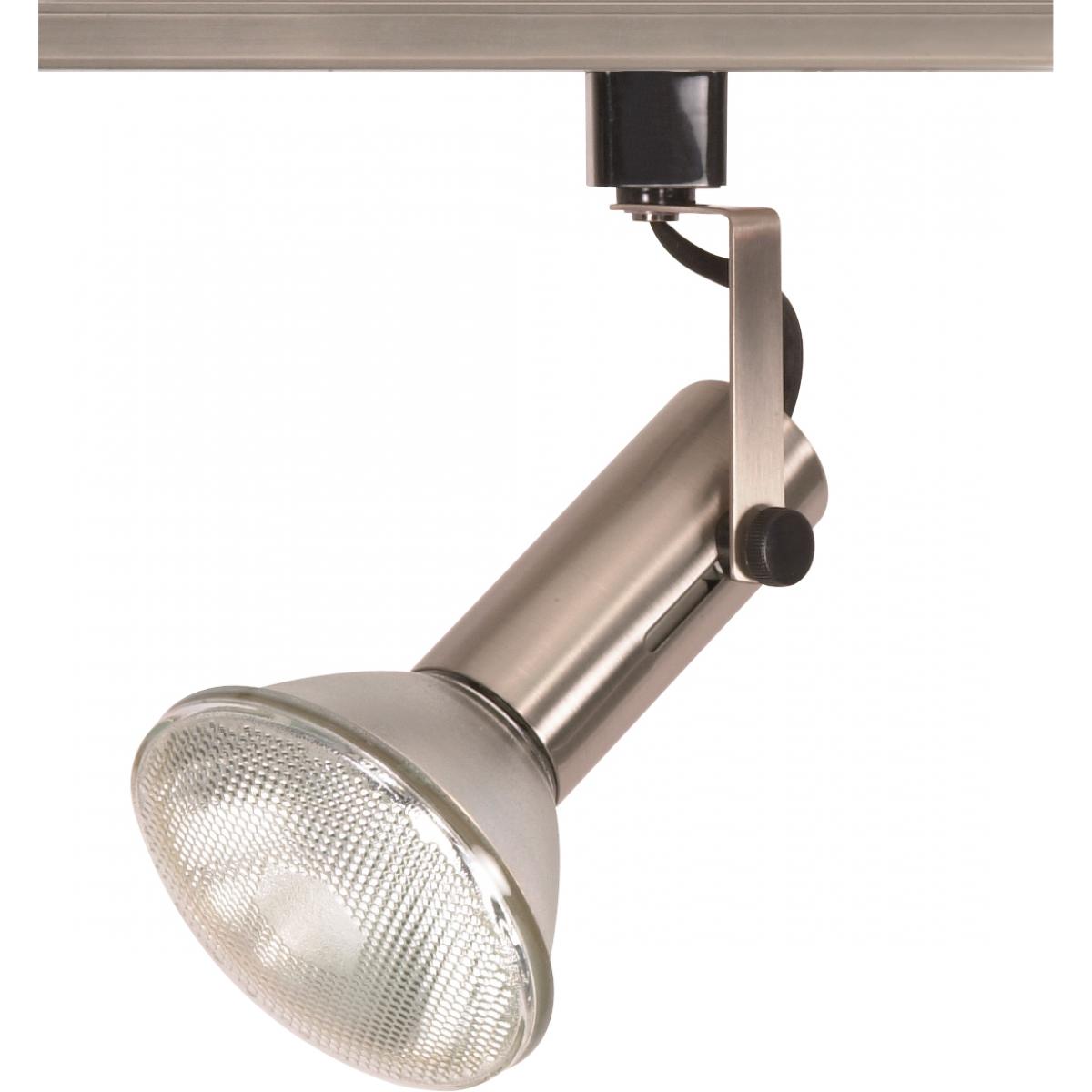 Nuvo TH324 1 Light - 2" Universal Track Head, E26 Base, 150W, Brushed Nickel Finish