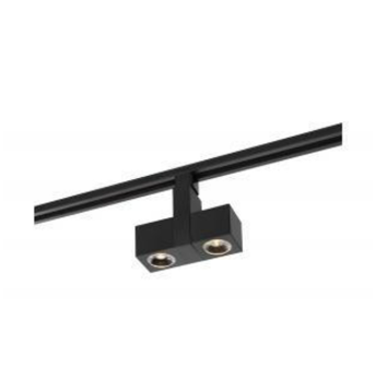Nuvo TH485 LED 24 Watt Track Head Light Dual Square Black 36 deg. Beam Angle