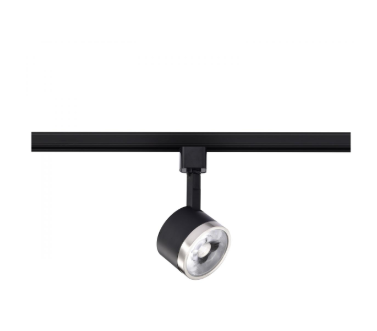 Nuvo TH636 12 Watt LED Track Head Light Round 3000K Matte Black and Brushed Nickel Finish