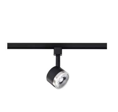 Nuvo TH646 12 Watt LED Track Head Light Round 3000K Matte Black and Brushed Nickel Finish