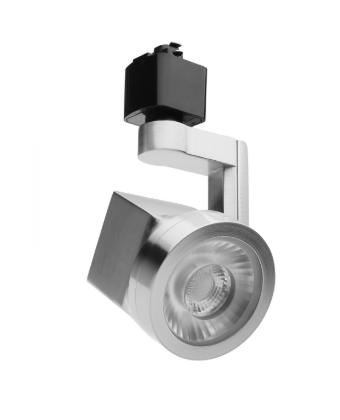Nuvo TH653 Lantern 12 Watt LED Track Head Light 24 Degree Beam Spread 3000K Brushed Nickel Finish