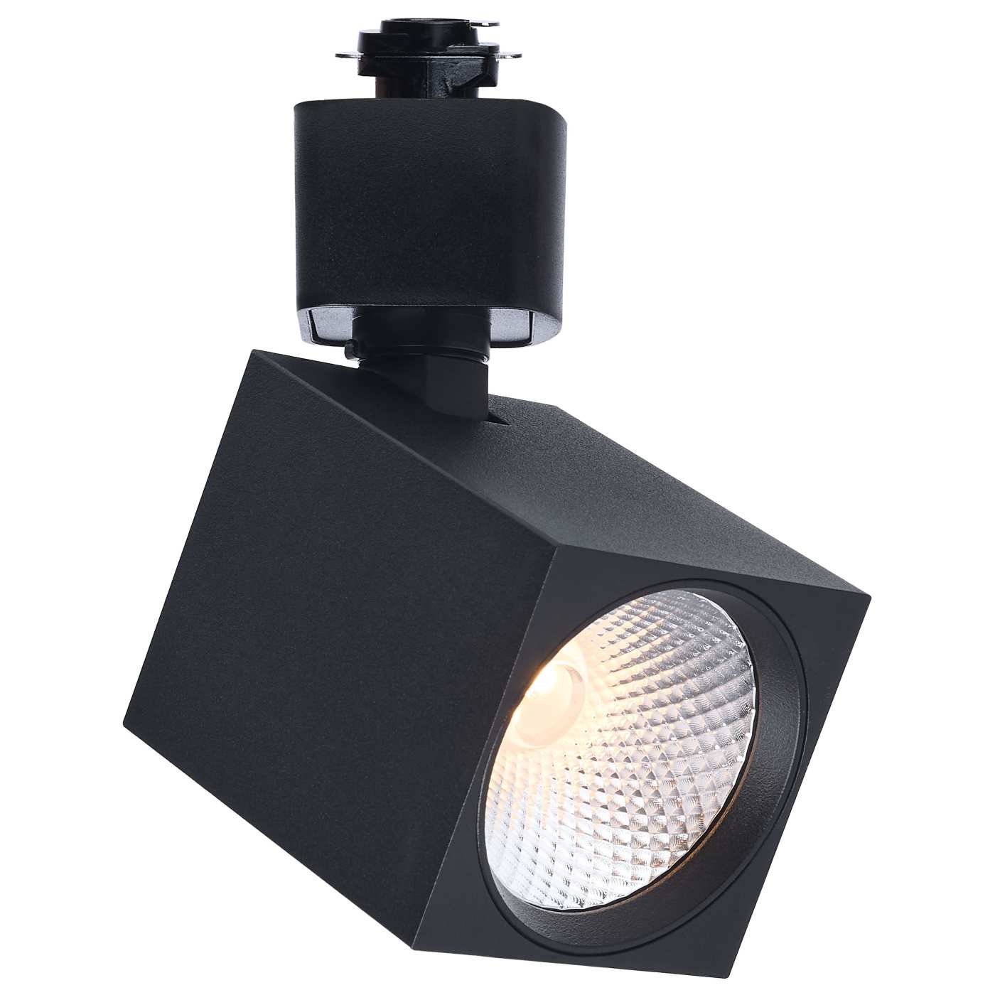 Satco TH755 LED H-Type Track Head Ceiling Light - Selectable CCT - Beam Angle: 48 Degree - Shape: Square - Finish: Black
