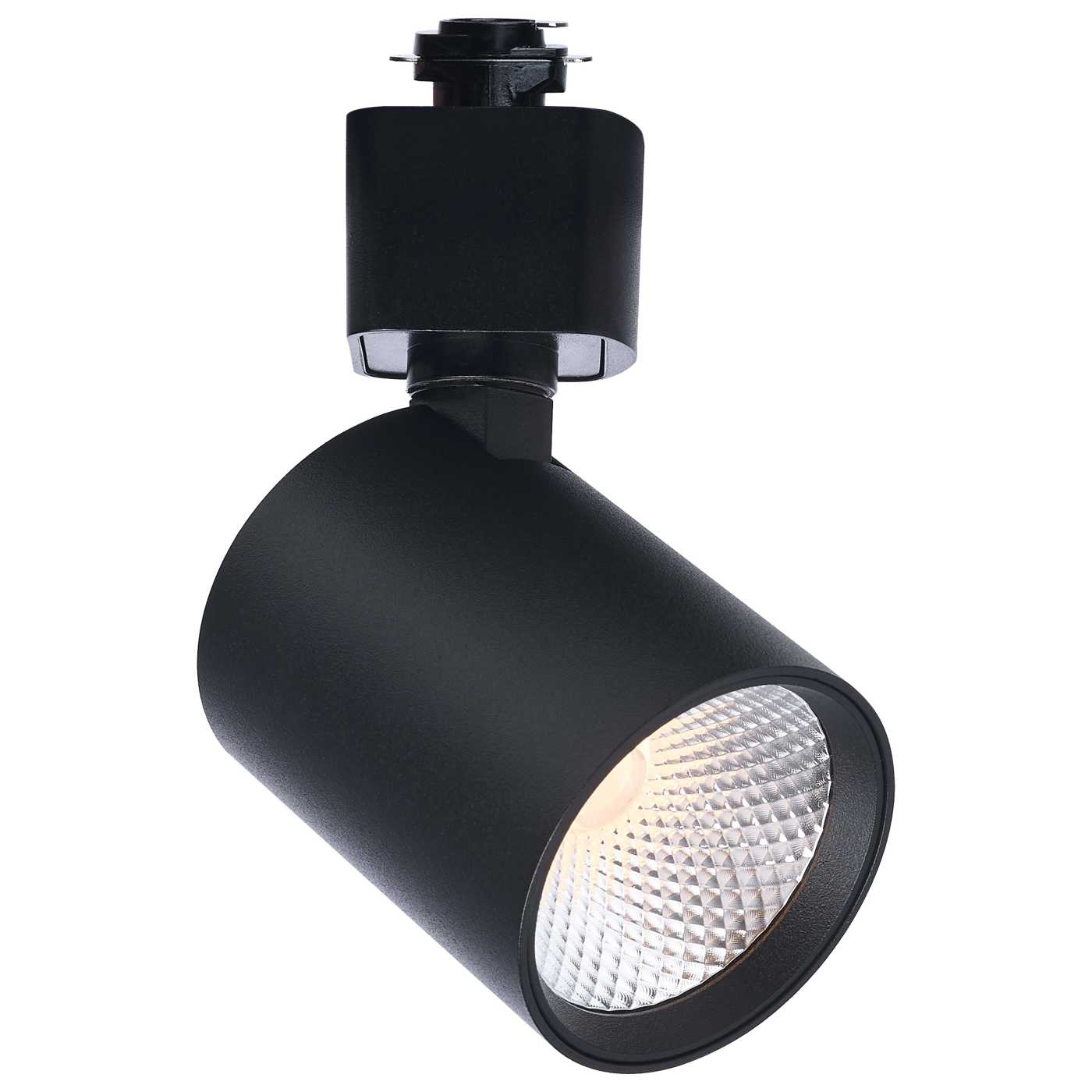 Satco TH762 LED H-Type Track Head Ceiling Light - Selectable CCT - Beam Angle: 36 Degree - Shape: Round - Finish: Black