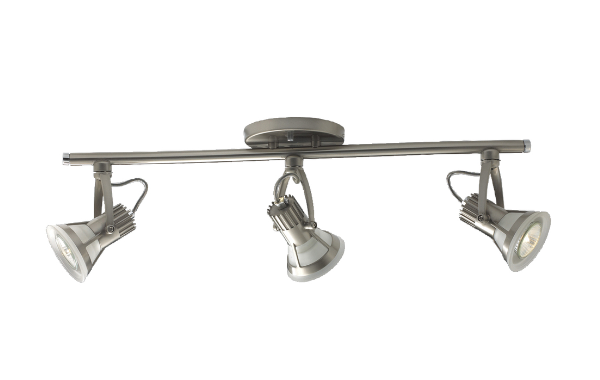 Eurofase Lighting TK-3VTX3-34 Vortex Satin Nickel Track Ceiling Light