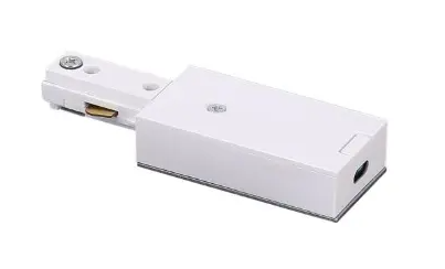 Cyber Tech Lighting TL-EJBX/WH H-Type End Connector for Track Lights, White Finish