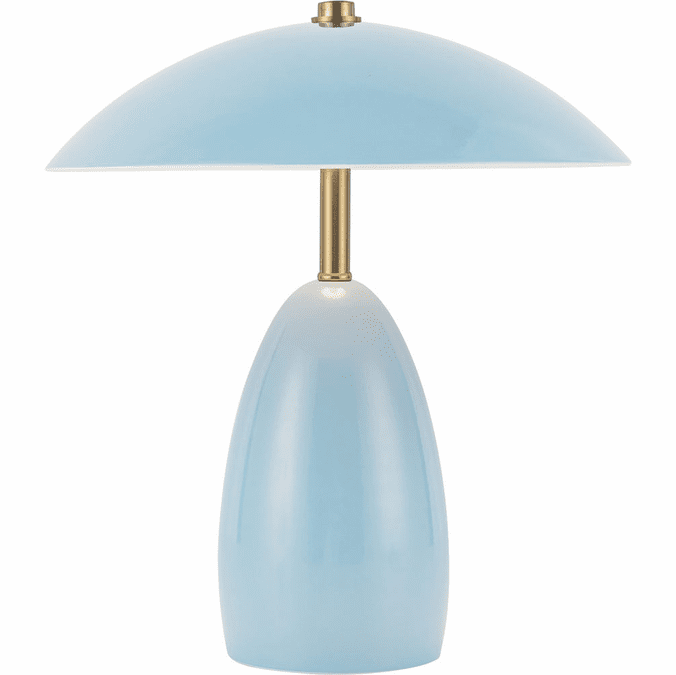 Alora Mood TL437409CER Poppy 10.63 inch 3.00 watt Cerulean Table Lamp Portable Light