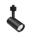 Cyber Tech Lighting TL60CTH/BL 10W LED Dimmable Tubular Track Head, CCT 3000K, Black Finish